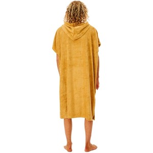 2022 Rip Curl Mens Mix Up Change Robe / Poncho CTWAH9 - Mustard